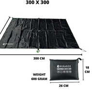 Footprint / Bogaboo Brand Tent Base 3 M X 4 M Tent Mat - Tarp Tent - Tenta FAMILY - QUECHUA ARPENAZ 