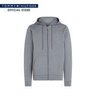 Tommy Hilfiger เสื้อสเวตเตอร์ ผู้ชาย รุ่น MW0MW37243 P91 - สีเทา ทรง Regular Fit
