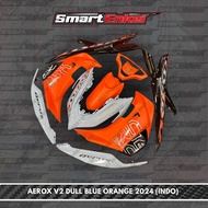 NVX155 V2 AEROX DULL ORANGE / PACIFIC BLUE 2024 COVERSET