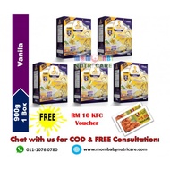 (Free RM10 KFC Voucher) Syafia Susu Kambing Vanilla 900g - 5 Boxes