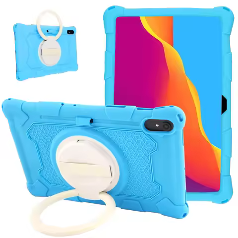 Silicone Case for Lenovo Tab P11 TB-J606X J606L 360 Rotating Cover Tab P11 plus TB-J616 J607 Kid Sho