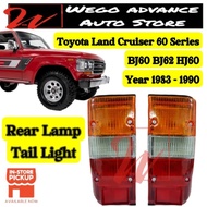 Toyota Land Cruiser LC60 BJ60 FJ60 HJ60 BJ62 Rear Tail Lamp Lights 1983 - 1990 New Left Right
