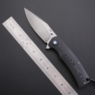 Nightwolf N01 9CR18MOV Steel Folding Knife Micarta Handle Ceramic