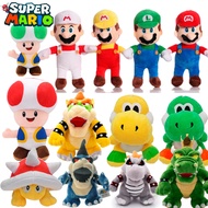 Super Mario Plush Toy Cartoon Princess Mushroom/Bowser/Spiny/Yoshi/Luigi Stuffed Plushies Toy Kids B