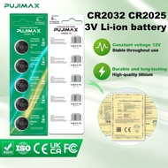 PUJIMAX Button Battery CR2025 CR2032 AG13 battery Remote control battery Car Key battery...