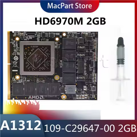 Original for Apple iMac 27" A1312 HD6970 HD6970m HD 6970 6970M 2G 2GB 109-C29647-00 216-0811000 Vide