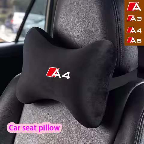 Black car neck pillow,car neck support headrest,car accessories,for Audi A A3 A4 A5