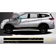 (Ready stock) S924# Perodua Aruz car body stripe Stickerauto parts Car decoration