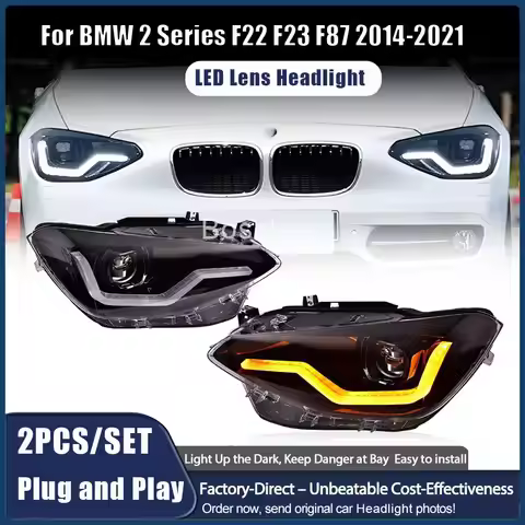 For BMW 1 Series F20 118i 120i 125i 128i 130i 2012-2015 LED Auto Headlights Assembly Upgrade Dynamic