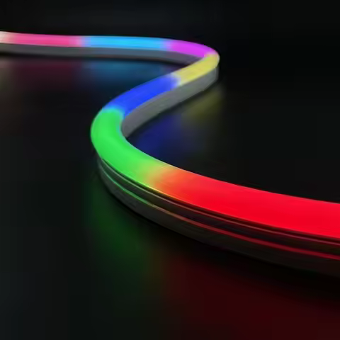 12mm*25mmm Size, 5m DC24V LED RGBW Standard DMX512 Pixel Neon Strip; 60 LEDs/m, 10 Pixels/m; IP67 Ra
