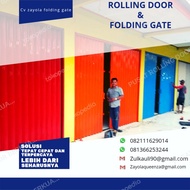 rolling door aluminium folding gate