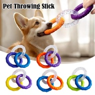 Tpr Elastic Ring Pet Dog Interactive Training Bite-resistant Ring Teeth Molar Pull Toy Cleaning Q5f1