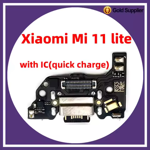 For xiaomi Mi 11 lite 4G 5G Dock Connector USB Charger Charging Port Flex Cable Board Replacement
