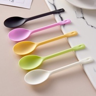 Disposable Spoon Burnt Grass Spoon Soup Spoon Disposable Cake Spoon Packing Spoon Congee Spoon Big H