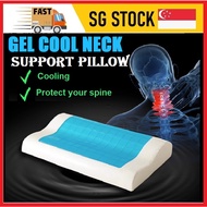 Cooling gel pillow Ergonomic Contour Pillow/ Orthopedic Pillow/ Memory Foam Pillow