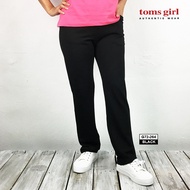 Toms Girl Women's Workout Long Pant Elastic Waist Light-Weight Breathable 72-264