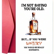 1pc Funny Birthday Card For Dad, Husband, Son, Boyfriend - Unique Men'S Birthday Greeting Card, Pers