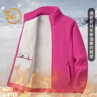 Women Fleece Coat Lamb Fleece Double-Sided Coral Fleece Women Couple Style Coat