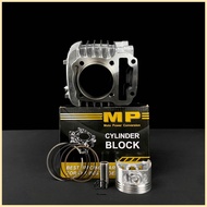 ✲ ❂ ▧ MP - CYLINDER BLOCK (STEEL) for TMX 125 56.5 MM, WAVE 110 50MM XRM 50MM RACAL 52.4 MM