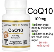 [MỸ ] CoQ10 hộp 30 viên của california gold nutrition ngừa lão hoá Q10