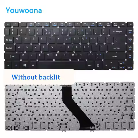 NEW Laptop Keyboard For ACER TravelMate P446 P645 P648 V4DA2 N15C5