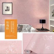 Wall Paper / Sticker Wallpaper / Plain Pink Textured Wallpaper