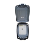MK 86486 Weatherproof Switch Socket 13A [TRANSPARENT COVER]