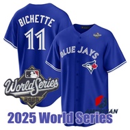 2025 World Series Men's Jersey Toronto Blue Jays Bo Bichette Blue Baseball Jersey