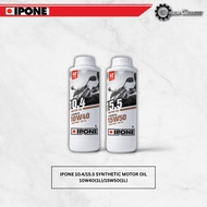 IPONE SYNTHETIC MOTORCYCLE ENGINE OIL 10.4 10W-40/15.5 15W-50 1L