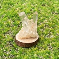 天然原礦能量小白水晶簇 白水晶 消磁淨化 療癒 開運 擺件