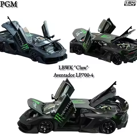PGM 1:64LBWK "Claw" Lamborghini Aventador LP700-4, 1:64 metal cast model, rich in details, as a gift