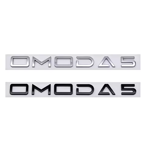 1PCS 3D ABS OMODA 5 Letter Emblem OMODA 5 Logo Rear Trunk Badge ABS Decoration Stickers Car Exterior