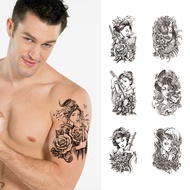 Mujicici Temporary tattoo sticker 19CM×21CM waterproof, long lasting up to 2 weeks