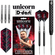 UNICORN STEEL TIP DARTS - 23G Contender Thomas Lovely 90% TUNGSTEN DART (ARROW DART KELULI)