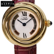 卡地亞 925 W1010644 Must Trinity Vermeil SM Side Trinity White Dial Quartz [二手]
