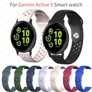 Soft Silicone Watch Band Strap For Garmin Active 5 Smart watch