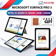 Win 11 Microsoft Surface Pro 3 - Intel I5 I7 4th Gen / 8GB Ram / 256GB SSD 2 in 1 Laptop Notebook Wi