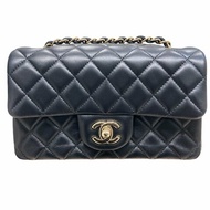 CHANEL 香奈兒 CF20 羊皮 黑色 金釦