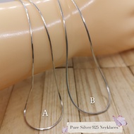 Necklace Pure Silver 925/Rantai Silver 925