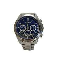 SEIKO mens watches Wrist Watch analogues stainless BLU SLV 8T63-0000 Direct from Japan Secondhand