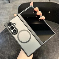 Case For Samsung Galaxy Z Fold 8 Fold 8 Ultra Z Fold 7 Translucent Hinge Folding Shockproof Magnetic