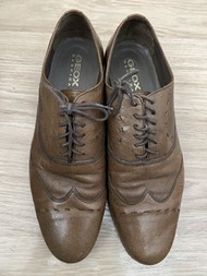 Geox Respira Leather Brogue Shoes