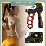 Adjustable Hand Gripper Anti-Slip Hand Strength Trainer Electronic Counting Hand Gripper for Muscle 