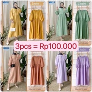 Ready MIDI DRESS WANITA / Midi dress polos / midi dress rayon/ midi