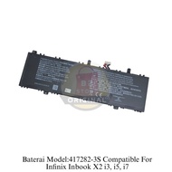 BATERAI BATTERY LAPTOP INFINIX INBOOK X2 I3, I5, I7 MODEL:417282-3S