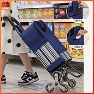 Portable Shopping Stair Climbing Shopping Cart Household Folding Luggage Trolley Lightweight Trolley