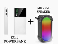 MK102 SPEAKER And POWER BANK 20000MAH KC12