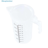 SEPTEMBER Measuring Cup Plastic Transparent Baking Accessories With Lid Drink Shop Coffee Shop Kitch