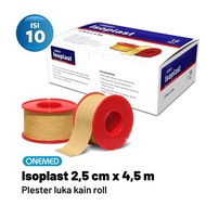 Isoplast 2.5cm x 4.5m Leukoplast Fabric Plaster/ 2.5cm x 4.5m