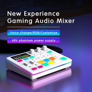 G1 English Live Streaming Computer PS5 Game Sound Card Desktop Laptop Recording Game Live Streaming